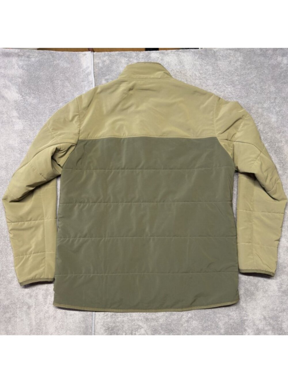 Patagonia Mens Pack In Jacket Large Olive Tan Full Zip - Picture 2 of 12